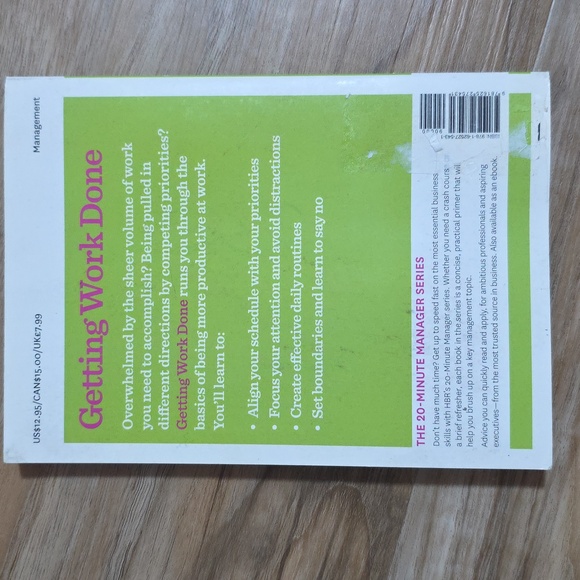 ☔️🔹️Getting Work Done Paperback Book - Picture 5 of 7